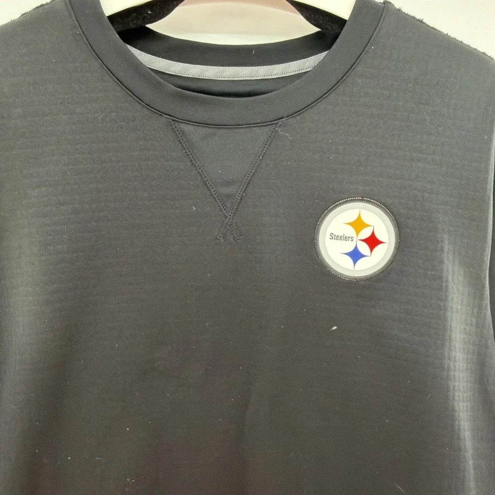Pittsburgh Steelers Sweatshirt Mens Large NFL Football Pullover Therma Fit Nike